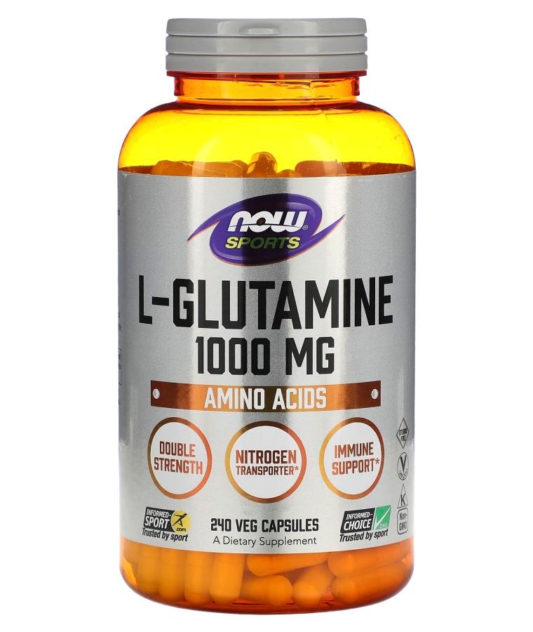 now Sports L-Glutamine 1000 mg 240 Veg Capsules