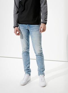 امريكان ايجل Light Wash Slim Fit Jeans  - Image 1