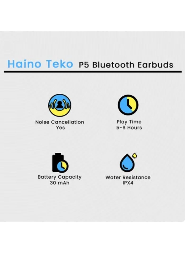 Haino Teko P5 Bluetooth Earbuds - Image 2
