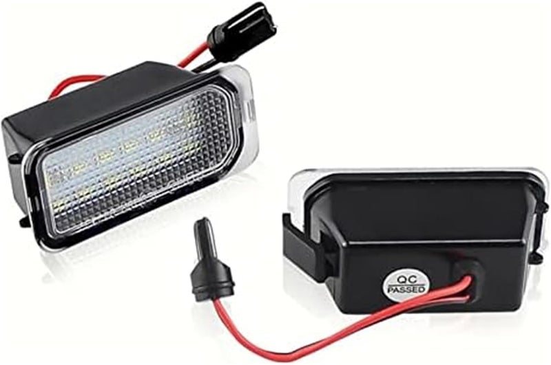 QASULER 2PCS License Plate Light for Jaguar - Image 1