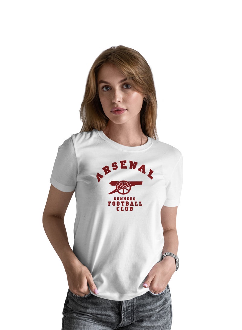 Fashion World Cotton T-shirt Printed with High-quality Arsenal club logo - Image 1