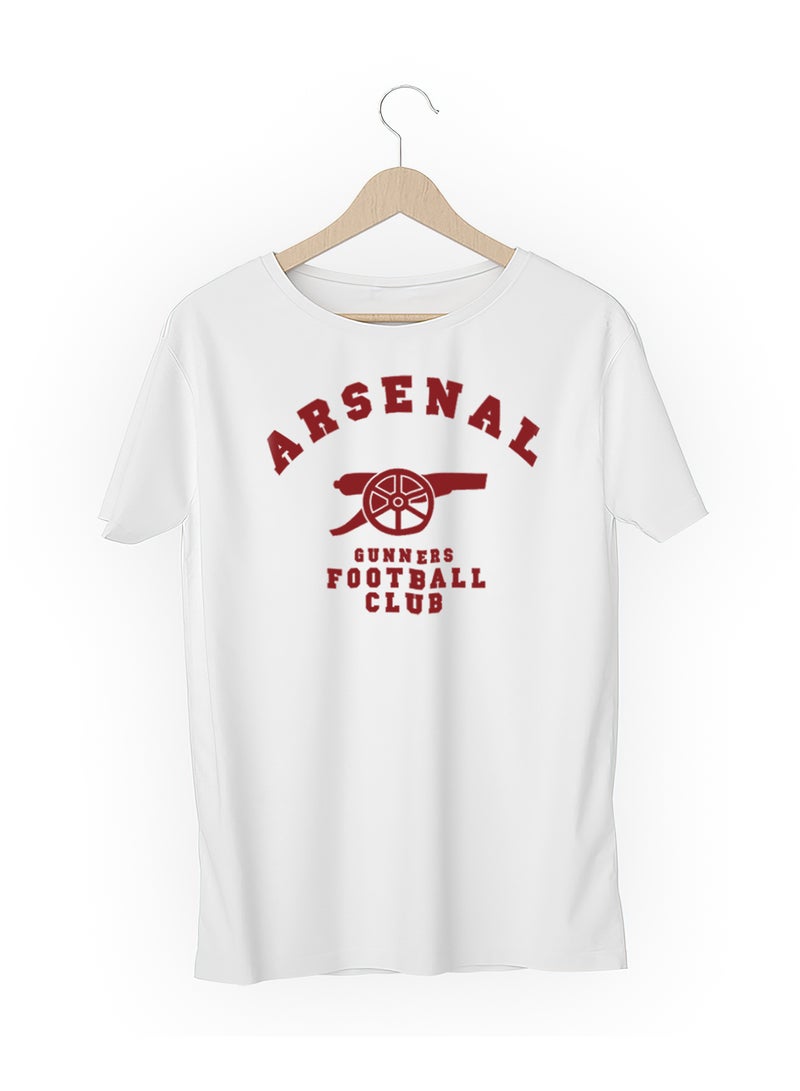 Fashion World Cotton T-shirt Printed with High-quality Arsenal club logo - Image 3