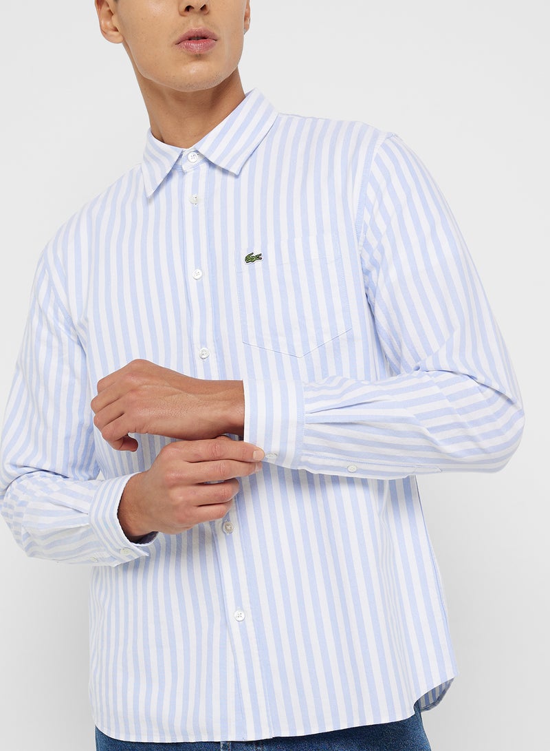 LACOSTE Regular Fit Button Down Shirt  - Image 3