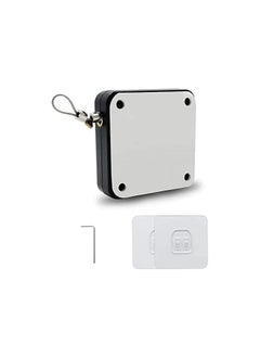Generic Automatic Door Lock Multifunctional Automatic Door Lock, Self-Closing Door Lock with Tie for Interior and Exterior Iron Door - Random Color (Standard)  - Image 2