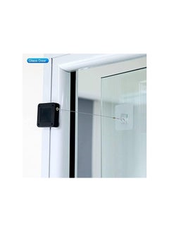 Generic Automatic Door Lock Multifunctional Automatic Door Lock, Self-Closing Door Lock with Tie for Interior and Exterior Iron Door - Random Color (Standard)  - Image 3