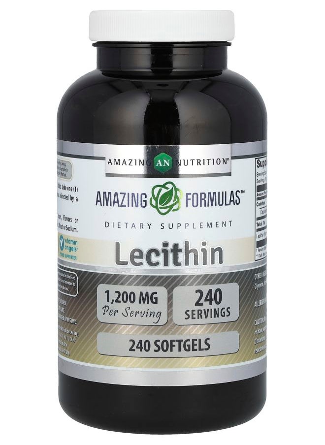 Amazing Nutrition - Lecithin 1200 mg 240 Softgels - Image 1