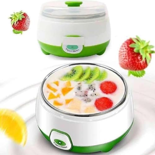 VANITYA Yogurt Maker Machine, Stainless Steel Liner Automatic Digital Yogurt Maker Machine, Electric Curd Maker Machine for Home Kitchen, Stainless Steel Inner DIY Yoghourt Dahi Maker Container 900ml - Image 2