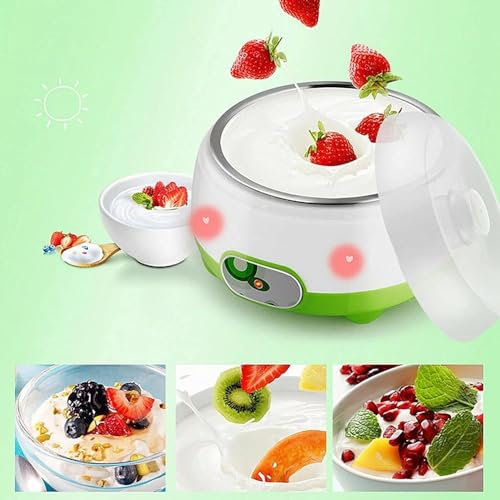VANITYA Yogurt Maker Machine, Stainless Steel Liner Automatic Digital Yogurt Maker Machine, Electric Curd Maker Machine for Home Kitchen, Stainless Steel Inner DIY Yoghourt Dahi Maker Container 900ml - Image 4
