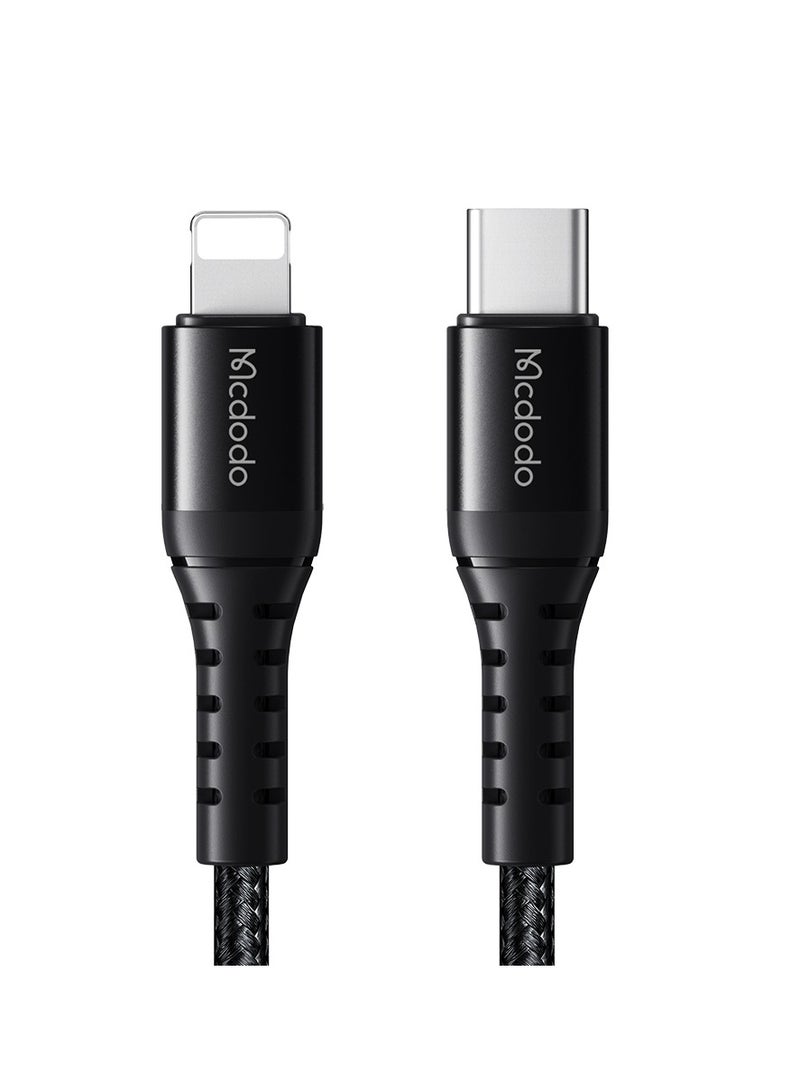 MCDODO CA5631  USB-C TO LIGHTNING 36W DATA CABLE 1M  BLACK - Image 3