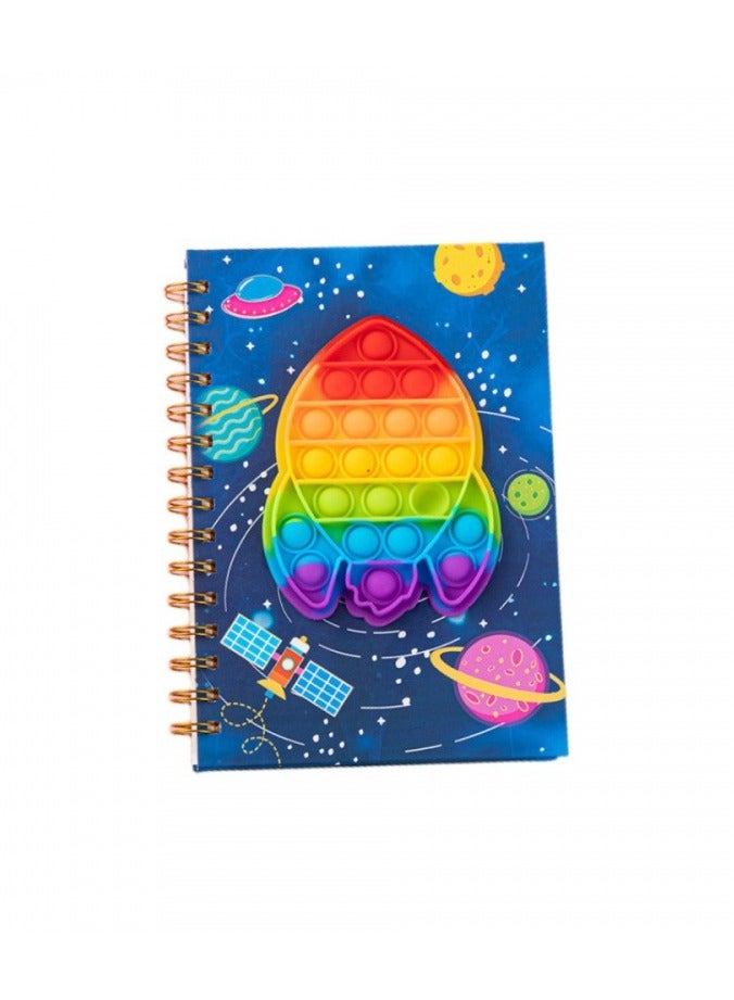 Nariele New Cartoon Coil Colored Loose Leaf Notebook