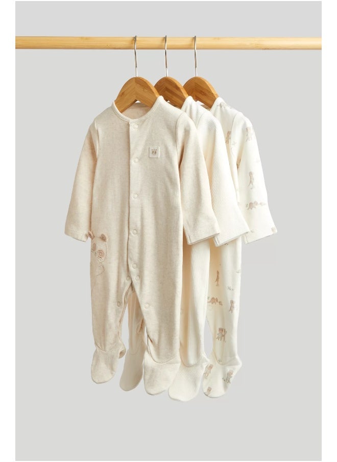 mothercare My First All-in-Ones - 3 Pack  - Image 1