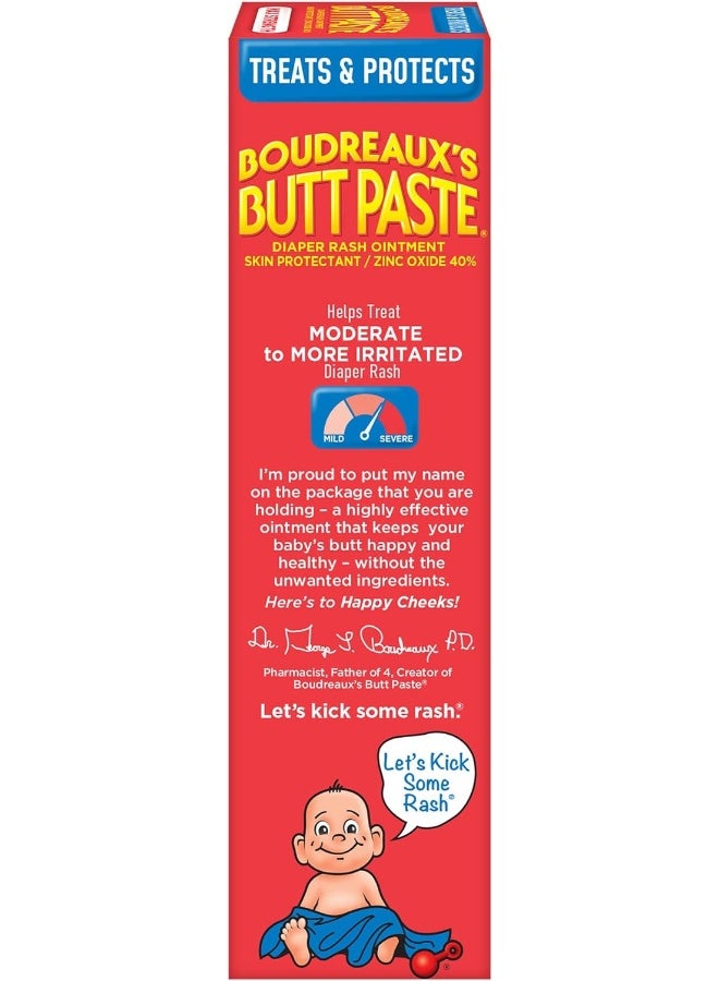 Boudreaux's Butt Paste مرهم بوردو لالتهابات الحفاضات | أقصى قوة | 4 أونصة - Image 5