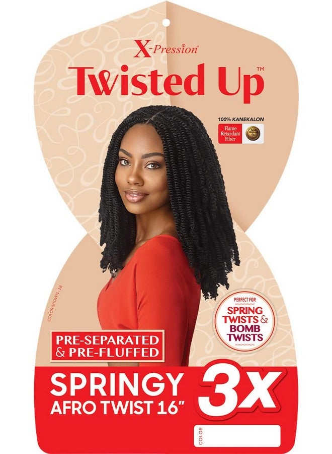 Outre Utre Xpression Twisted Up Springy Afro Twist 16" 3X 3 Packs (1B) - Image 4