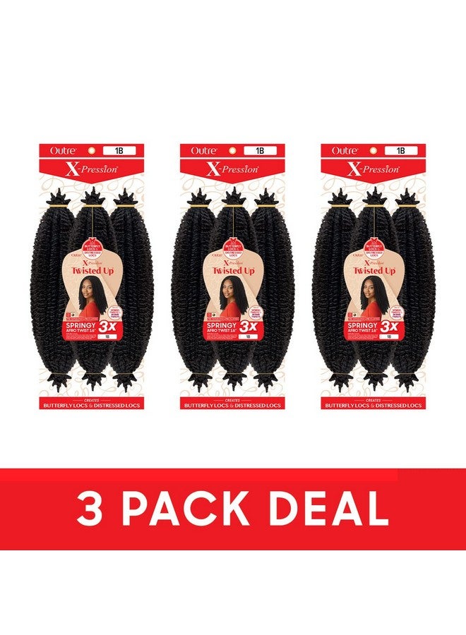 Outre Utre Xpression Twisted Up Springy Afro Twist 16" 3X 3 Packs (1B) - Image 3