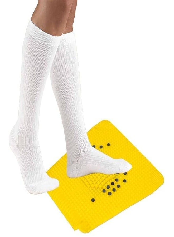 OMDARIYA Acupressure Magnetic Pyramidal Foot Power Mat therapy for Stress and Pain Relief, Blood Circulation Health Care Useful for Heel/Knee/Leg Sciatica Pain Deluxe Foot Manual Power Mat for Men and Women, Multicolor - Image 3