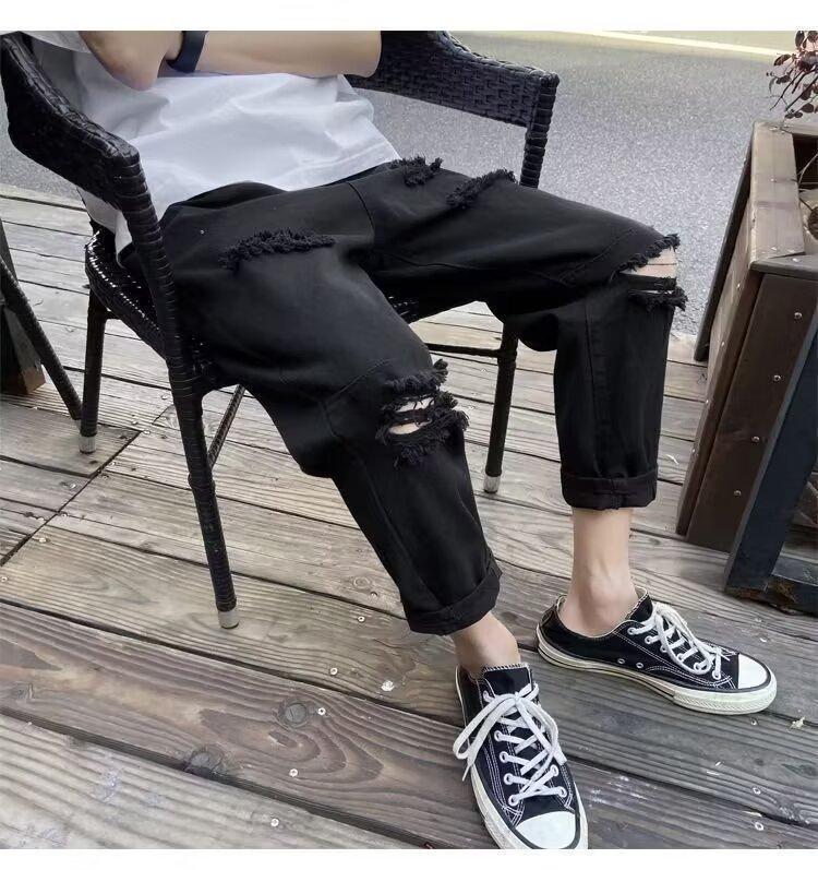 Unisex Classic Denim Jeans Loose Fit Daily Outdoor Wear - Image 2