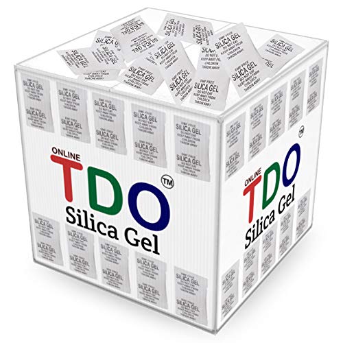 TDO TDO Silica Gel Pack Moisture absorbents Dehumidifier Silica Gel Bags for Moisture Room Cupboard Kitchen ShoeWardrobeEtc1Gram Pouch 50 Pcs