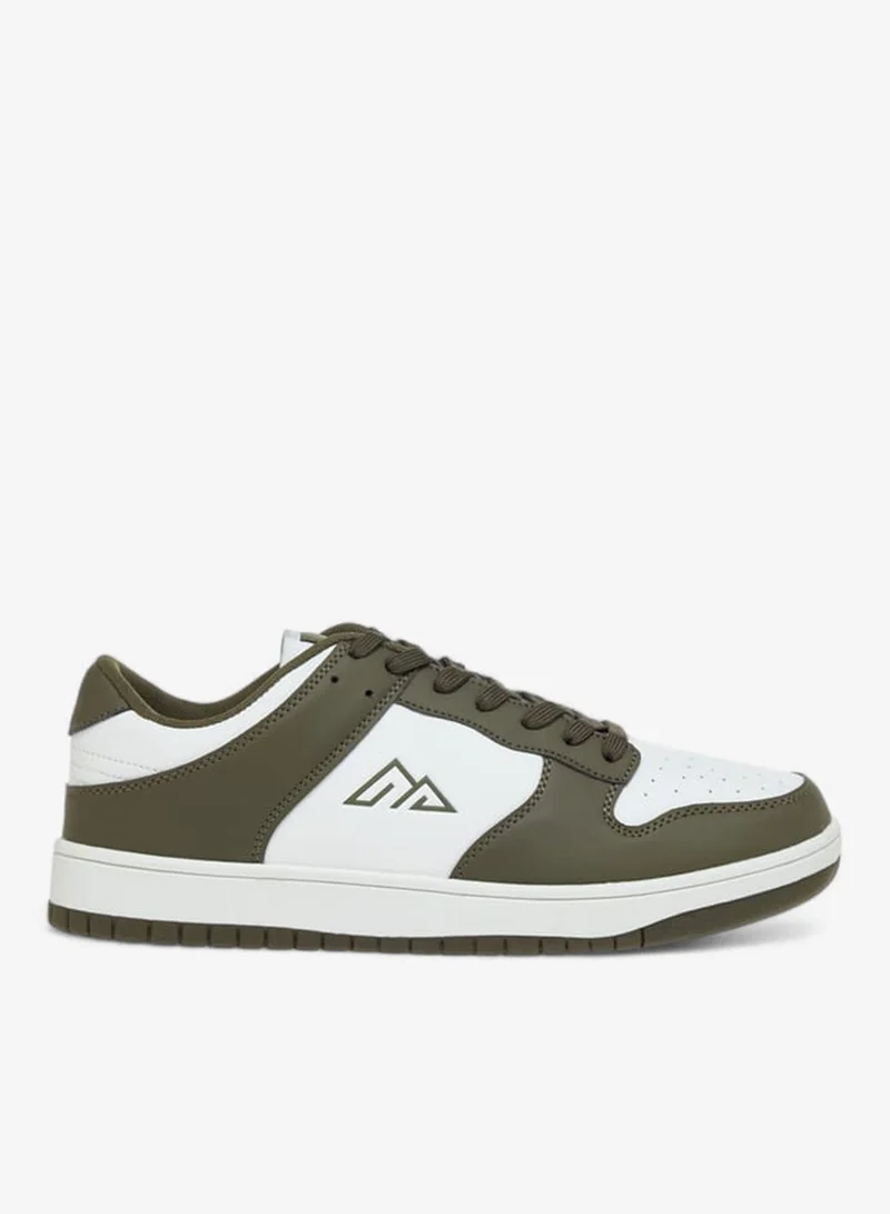 Men Logo Lace-Up Sneakers