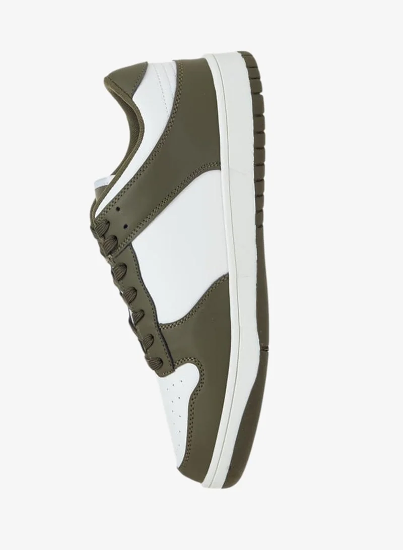 Oaklan by Shoexpress  Men Logo Lace-Up Sneakers for Men | Best Price UAE