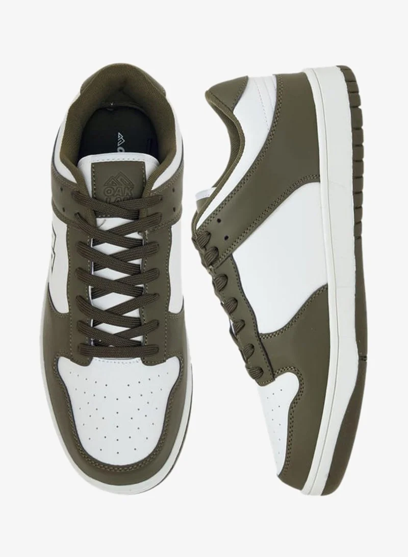 Oaklan by Shoexpress  Men Logo Lace-Up Sneakers for Men | Best Price UAE