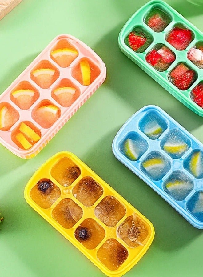 wowofa 8 Grid Ice Cube Mold Square Tray Food Grade Silicone Soft Bottom DIY Ice Blocks Maker Box Model Reusable Tool Pub Wine Summer - Image 4