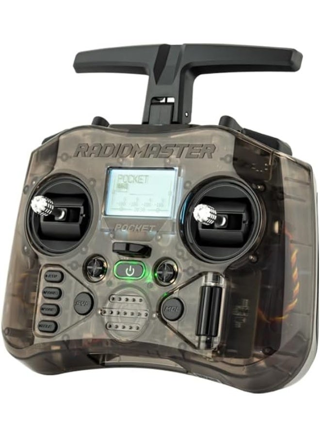 RadioMaster Pocket Portable Remote Controller Hall Gimbal EdgeTX Built in LED Light Mode 2 (Charcoal, CC2500) - Image 3