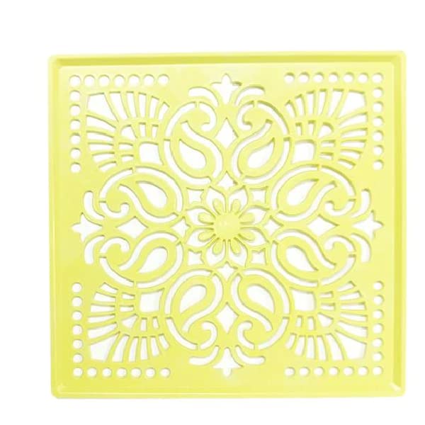 Artonezt Rangoli Making Tool for Navratri Pongal Pooja Mandir Diwali Floor Decoration Art &Craft Decor (Size 4x4 inches) + (Size 8x8inches) - Set of 22 DIY Rangoli Stencils - Image 4