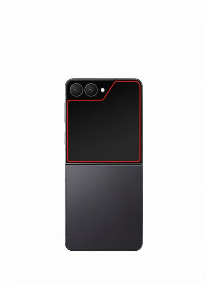 واقي شاشة زجاجي مقوى للخصوصية لهاتف Samsung Galaxy Z Flip 7 - 9H مضاد للتجسس ومقاوم للخدش والكسر