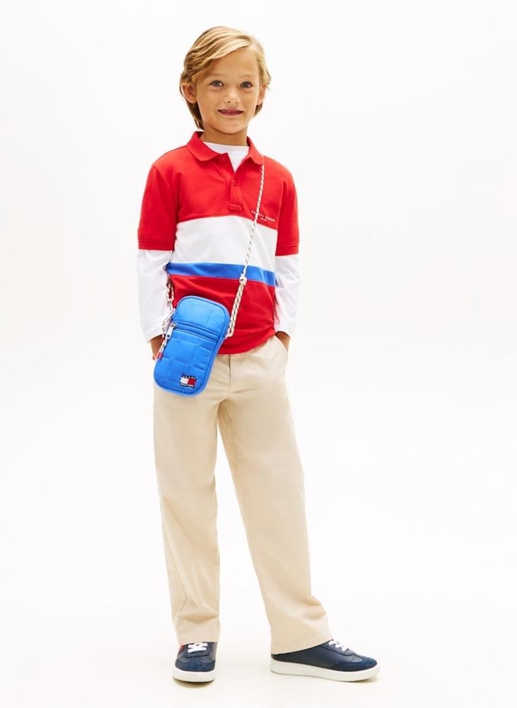 TOMMY HILFIGER Regular Fit Colour-Blocked Pique Polo Shirt - Image 4