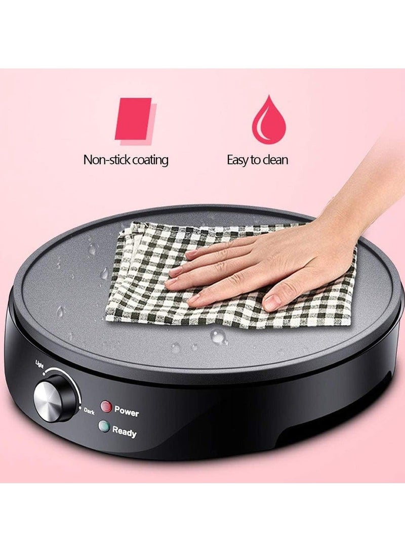 دينكس مقلاة كهربائية غير لاصقة لتحضير الدوسا مع درجة حرارة قابلة للتعديل بقوة 1000 واط - Image 4