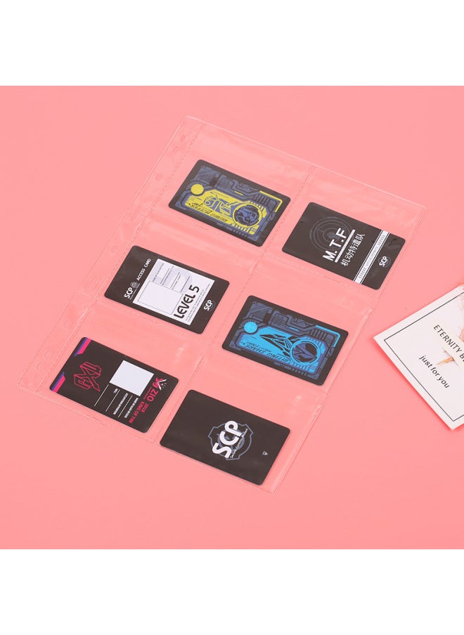 Collection Book Inner Page Badge Keychain Six Grid Twelve Grid Twenty Grid Storage Page-Color:SC-11 Keychain Collection Book Stickers