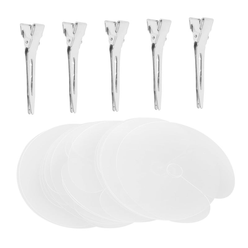 Hair Extension Kit Heat Shield Guards Glue Protector for Hair Extensions Scalp Guard Insulation Easy Sectioning Clips for Women - Image 1