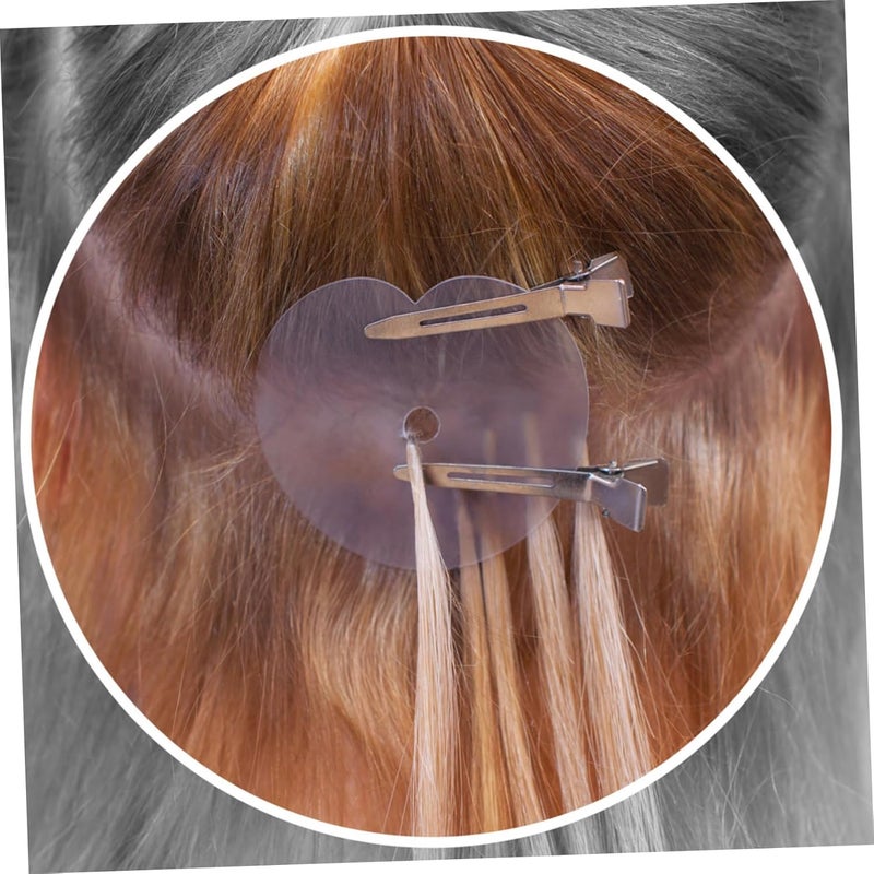 Hair Extension Kit Heat Shield Guards Glue Protector for Hair Extensions Scalp Guard Insulation Easy Sectioning Clips for Women - Image 5