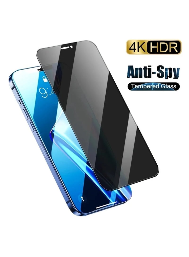 Digi Core مجموعة واقي شاشة للخصوصية مكونة من 3 قطع من الزجاج المقسى لهاتف iPhone 13 Mini مقاس 5.42 بوصة من الزجاج المقسى المضاد للتجسس، وزجاج iPhone المقاوم للخدش بتغطية كاملة (الخصوصية، iPhone 13 Mini) - Image 3