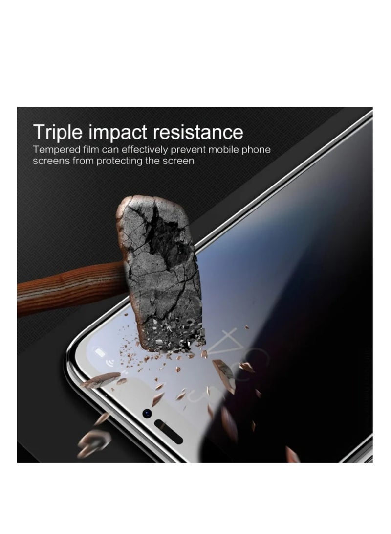 Digi Core مجموعة واقي شاشة للخصوصية مكونة من 3 قطع من الزجاج المقسى لهاتف iPhone 13 Mini مقاس 5.42 بوصة من الزجاج المقسى المضاد للتجسس، وزجاج iPhone المقاوم للخدش بتغطية كاملة (الخصوصية، iPhone 13 Mini) - Image 5