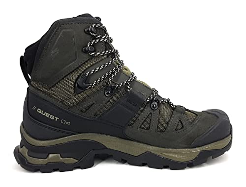 Salomon Men's QUEST 4 GORE-TEX Hiking Boots For Men, Olive Night/Peat/Safari, 11 - Image 2