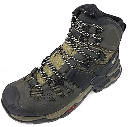 Salomon Men's QUEST 4 GORE-TEX Hiking Boots For Men, Olive Night/Peat/Safari, 11 - Image 3