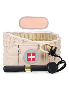 Arabest Inflatable waist beltwaist support, nursing Back Brace for Lower Back Pain Relief for men and women, 360° full-wrapped air column support  - Image 1
