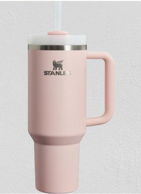 Quencher H2.0 FlowState Stainless Steel Vacuum Insulated Tumbler with Lid and Straw for Water, Iced Tea or Coffee, Smoothie and More, 30 oz  Bloom