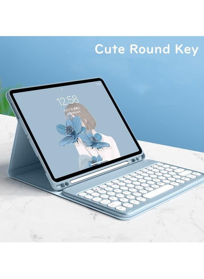iPad 10th Generation 10.9" Keyboard Case Cute Round Key Color Keyboard Wireless Detachable Keyboard Cover for iPad 10 10.9-inch 2022 - Image 5