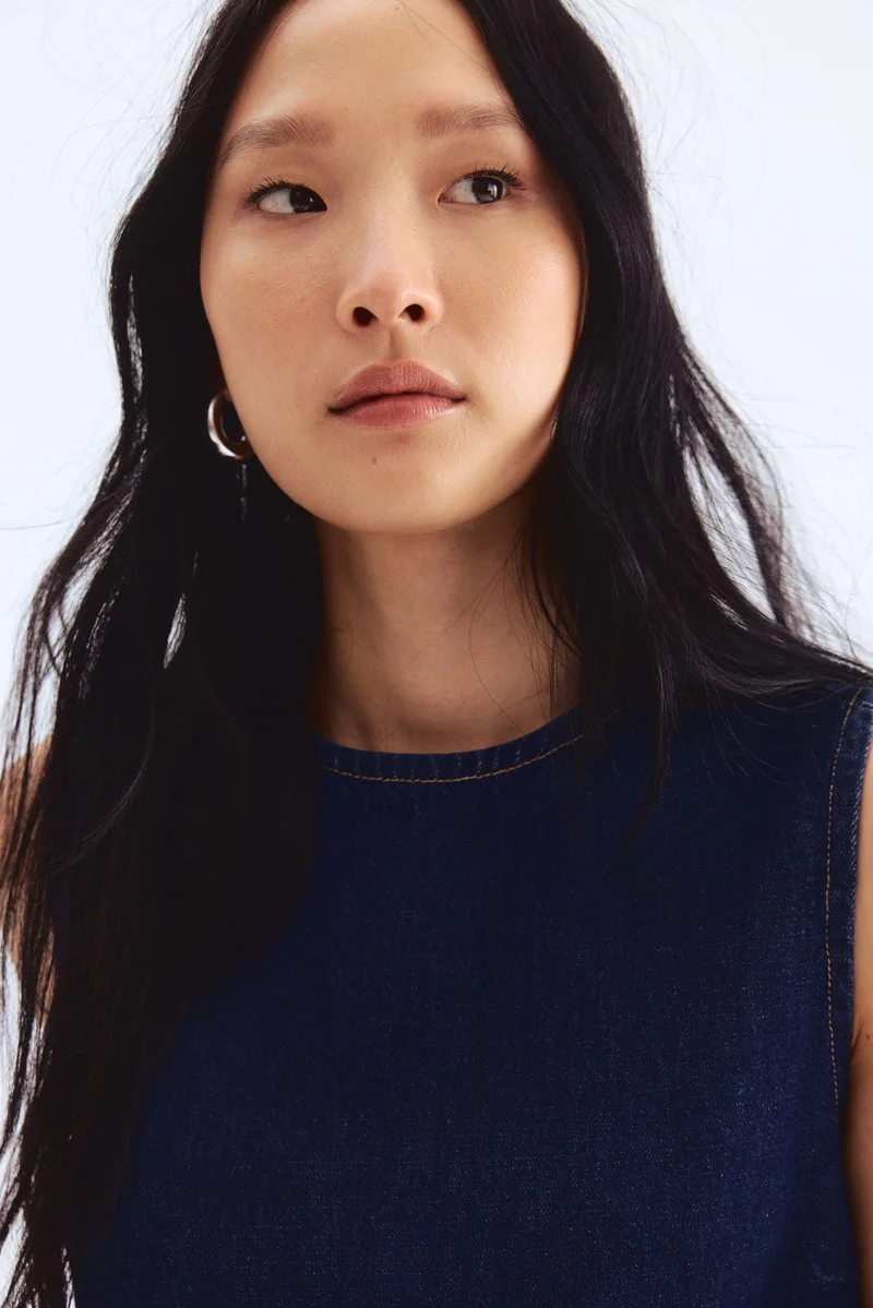 H&M Denim shift dress