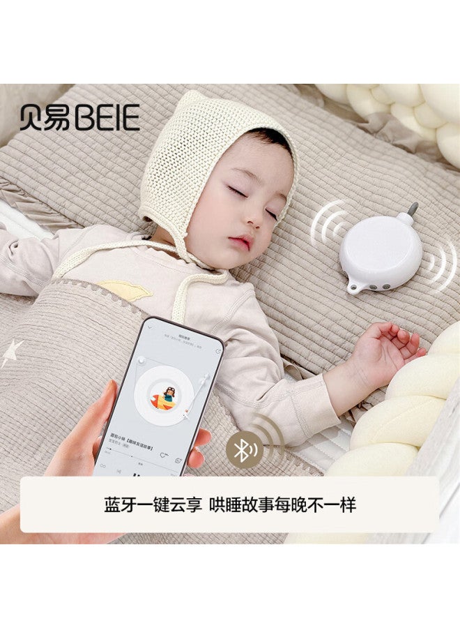 Beie Bed Bell Fabric Hanging Music Rotating Rattle Bed Ornament, Lucky Rabbit For Good Fortune, Rechargeable Model, Newborn Baby Children's Gift - Image 2