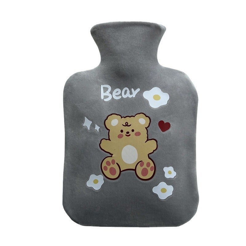 Best-Selling Cartoon Warm Water Injection Water Bag Detachable Cloth Cover Environmentally Friendly Thickened Liner Hand Warmer Water Bag Printing - Image 4