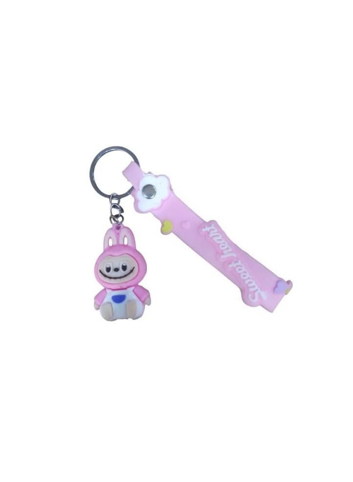 Generic Labobo Game Keychain, Cute 3D Plastic Keychain, Cartoon Design 