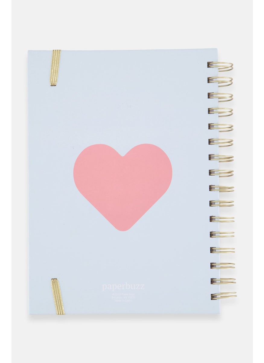 Paperbuzz Better Together Notebook With Pen, Blue Combo  - Image 2
