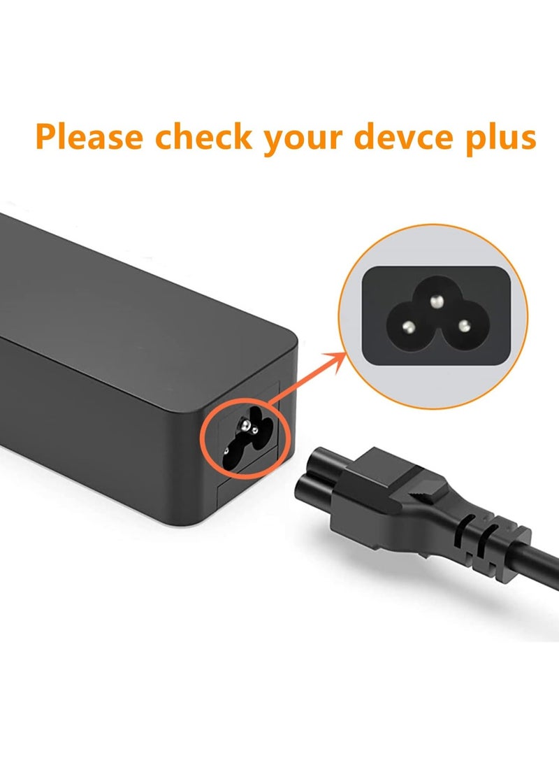 JSBazar 2 pcs Laptop Power Cable  UK Plug to C5 3 pin Laptop Power lead - Image 5