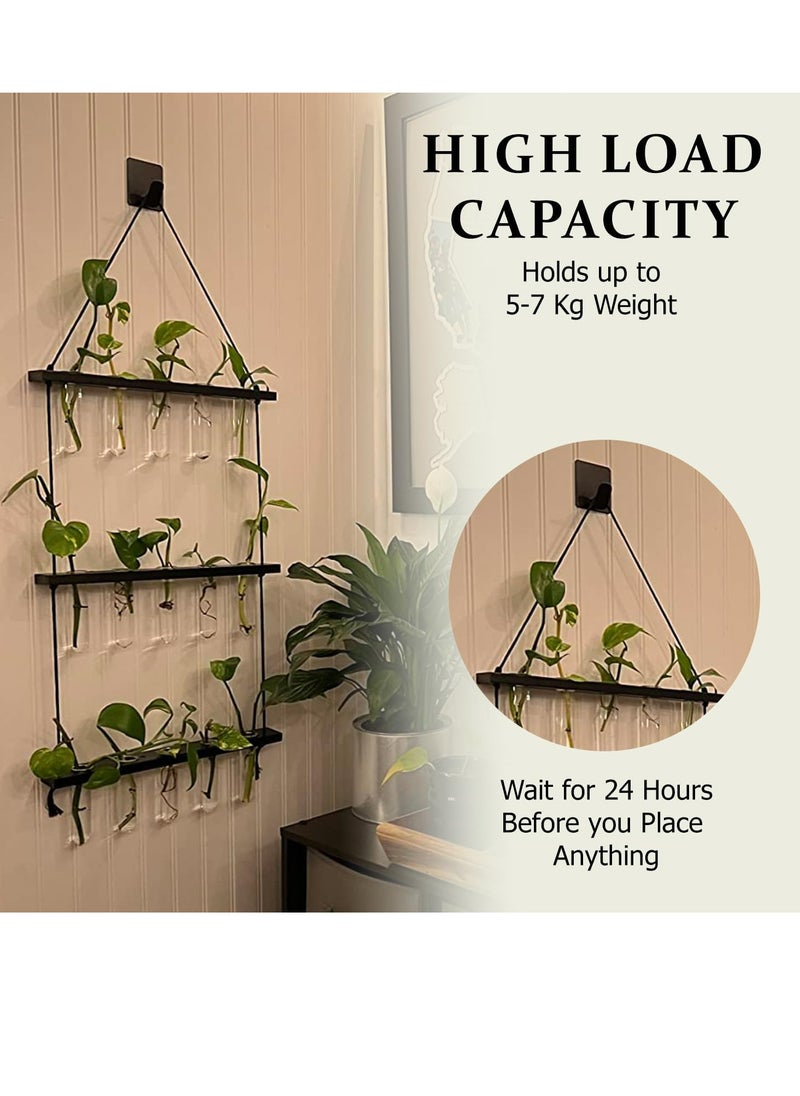 Oasisgalore 4 PCS Self-Adhesive Wall Hooks Heavy Duty 304 Stainless Steel Anti-Rust Waterproof Wall Hooks for Bedroom Kitchen  - Image 5