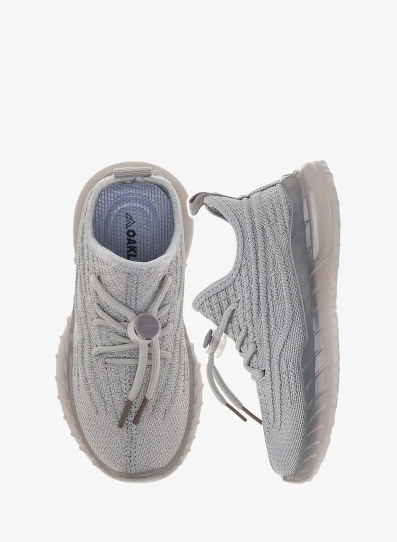 Oaklan by Shoexpress Boys Monotone Sports Shoes with Lace-Up Closure