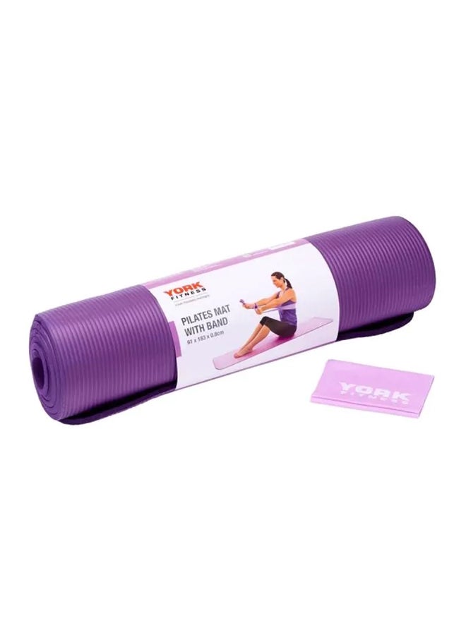 York Fitness Pilates Mat With Band 60226