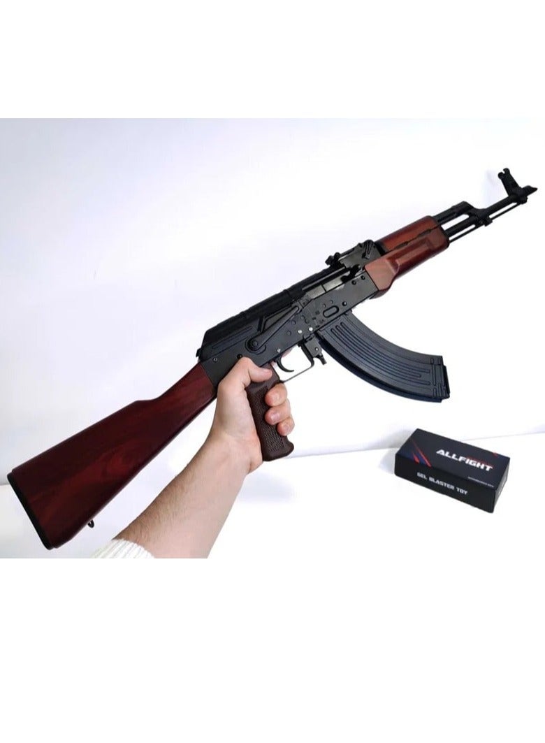 AKM Metal Gear Electric Splatter Gel Ball Blaster with Water Beads Gel Bullet Outdoor Activities Toy Gun - Image 1